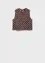 Top Romeo Chocolate Talla L Mujer Mango