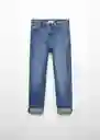 Jean Regular Tejano Medio Talla 13 Niños Mango