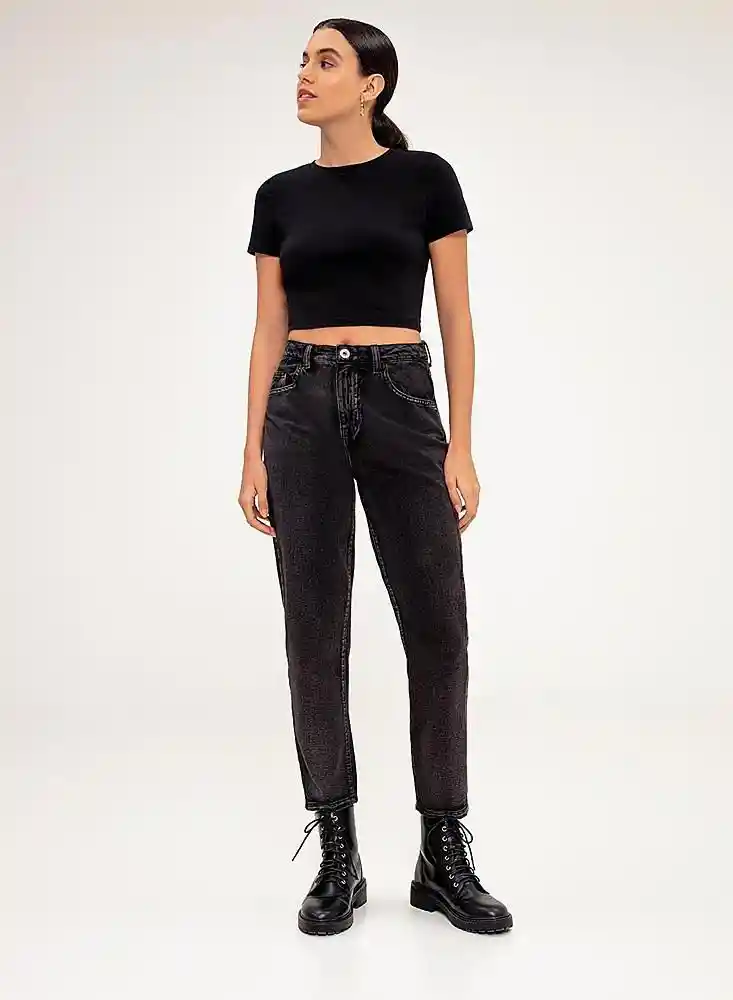 Camiseta Mc Mujer S - Negro 799