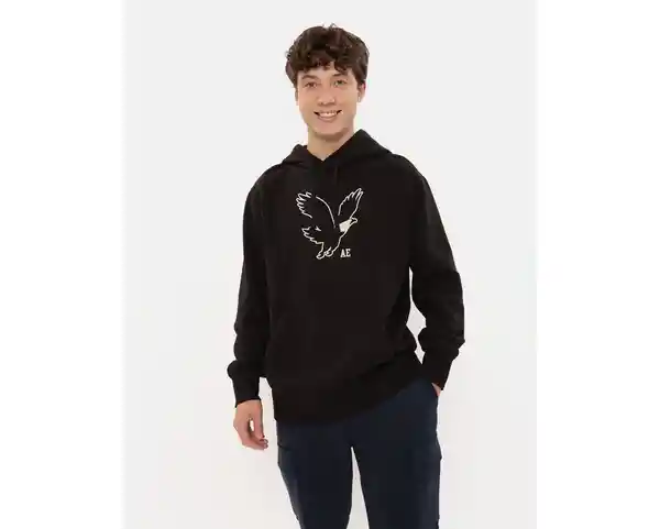 Buzo Hombre Negra Talla Medium American Eagle