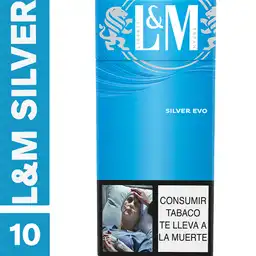 L&M Silver​ x 10 Cigarrillos