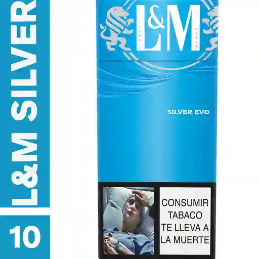 L&M Silver​ x 10 Cigarrillos