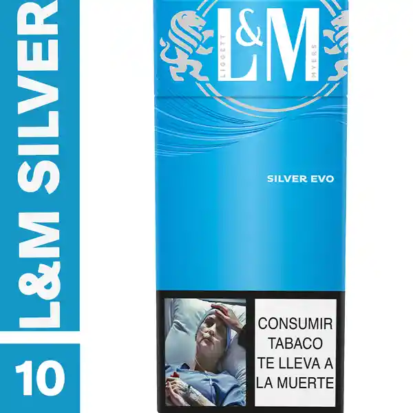 L&M Silver​ x 10 Cigarrillos