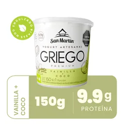 San Martín Yogur Griego Premium Sabor Vainilla-Coco