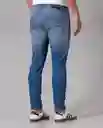 Jean Slim Hombre Azul Denim Medio T 40 40603 Rifle