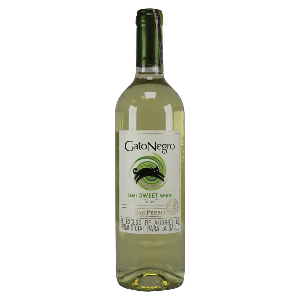 Gato Negro Vino Blanco Semi Sweet 750 ml