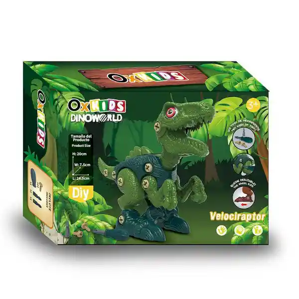 Ox Toy Juguete Dinosaurio Velociraptor DW2202