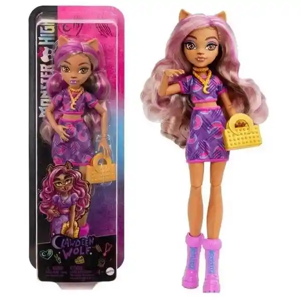 Monster High Muñeca Básica Clawdeen HKY75