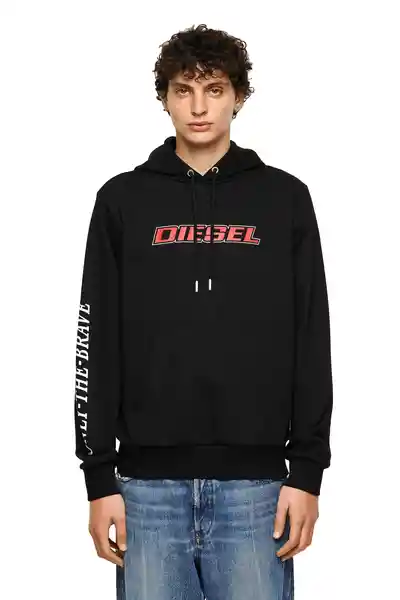 Diesel Buzo S-Girk-Hood-K10 Negro Talla M