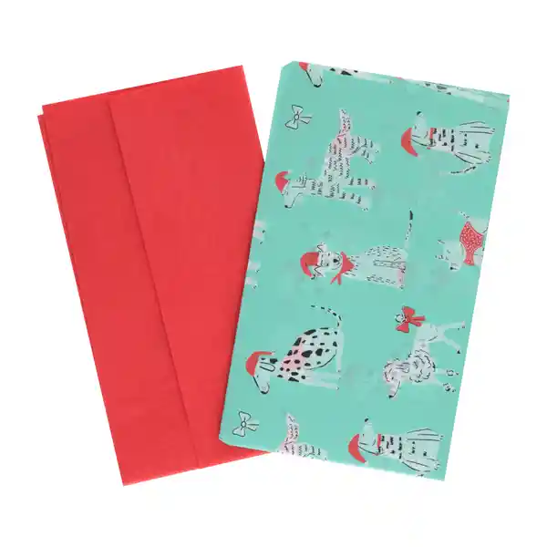 Set Papel Tissue Navidad Diseño 0020 Casaideas