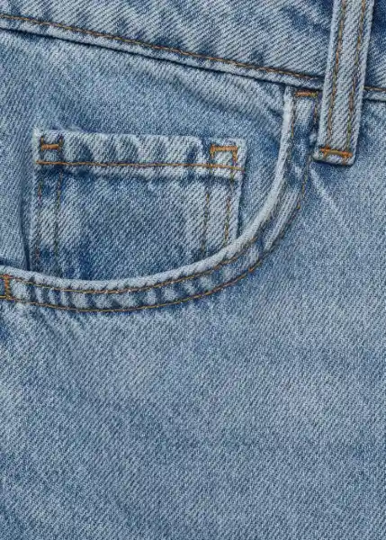 Jean Danila Tejano Medio Talla 34 Mujer Mango