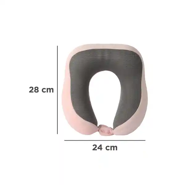 Almohada Viaje el Cuello Espuma Viscoelástica Rojo Serie Miniso