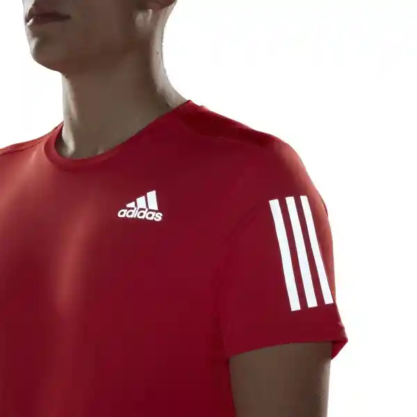 Adidas Camiseta Own The Run Tee Para Hombre Naranja Talla M