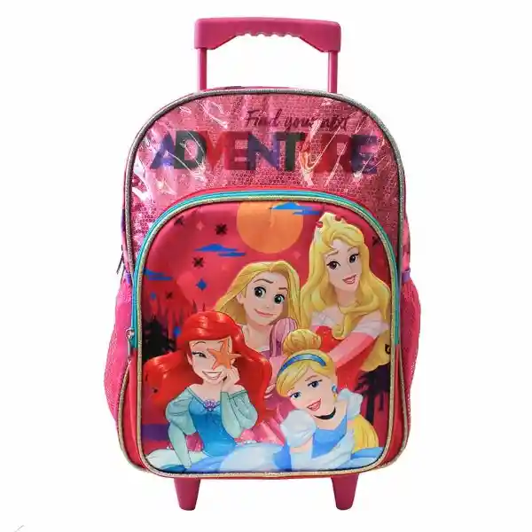 Disney Backpack/ Morral Ruedas Ia Niña Princesas