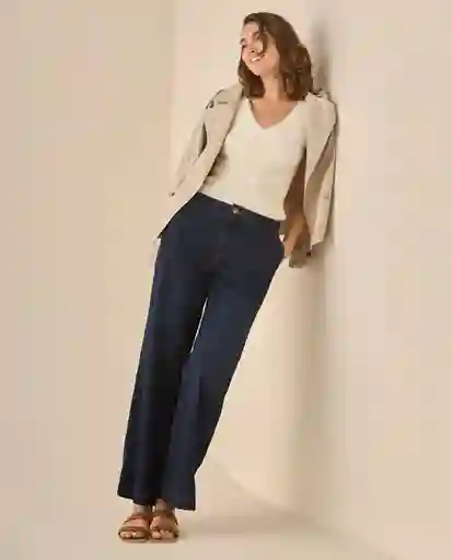 Jean Azul Rivera Medio Talla 8 673G009 Esprit