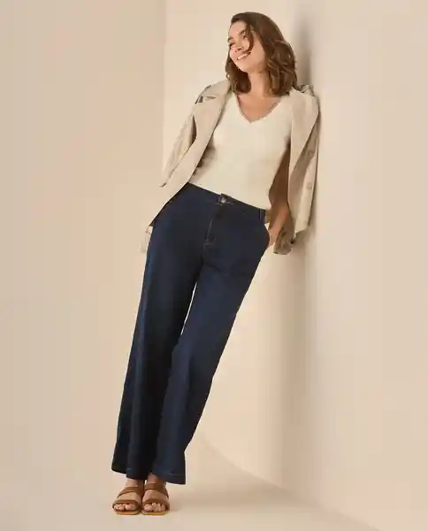 Jean Azul Rivera Medio Talla 8 673G009 Esprit