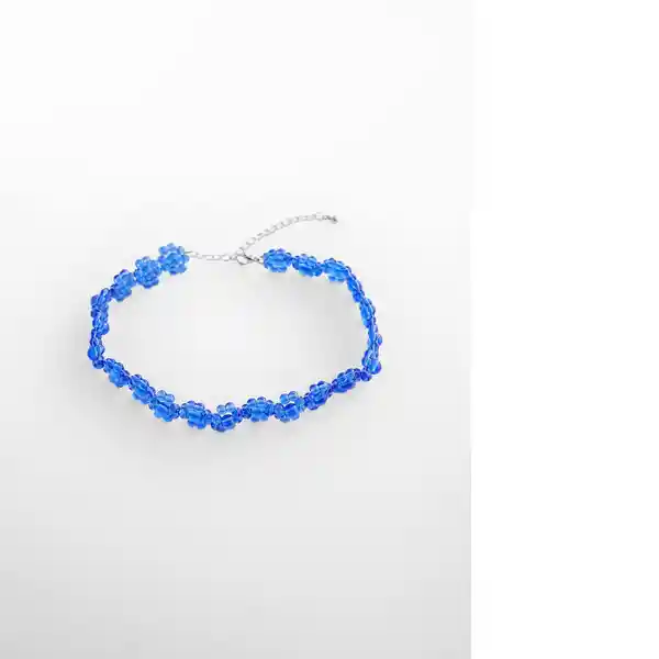 Collar Panna Azul Talla 99 Mujer Mango