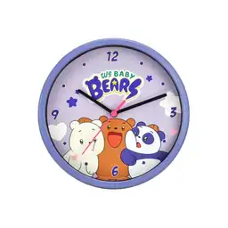 Reloj de Pared Bebés Osos Escandalosos Morado Miniso