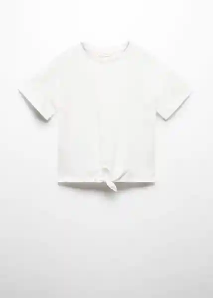 Camiseta Pisci Off-White Talla 12 Niña Mango