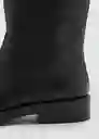 Botines Coro Negro Talla 37 Mujer Mango