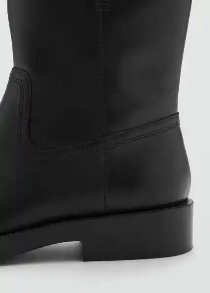 Botines Coro Negro Talla 37 Mujer Mango