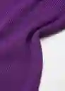 Jersey Olimpica Morado Talla XL Mujer Mango