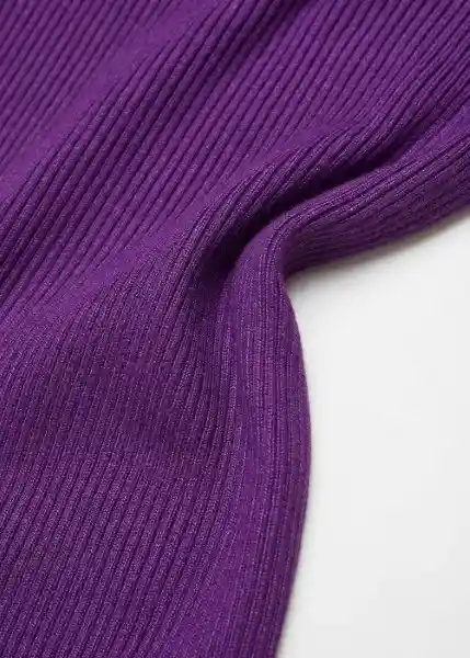 Jersey Olimpica Morado Talla XL Mujer Mango