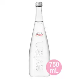 Evian Agua Vidrio
