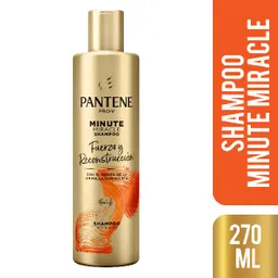Pantene Shampoo Minute Miracle Fuerza y Reconstrucción