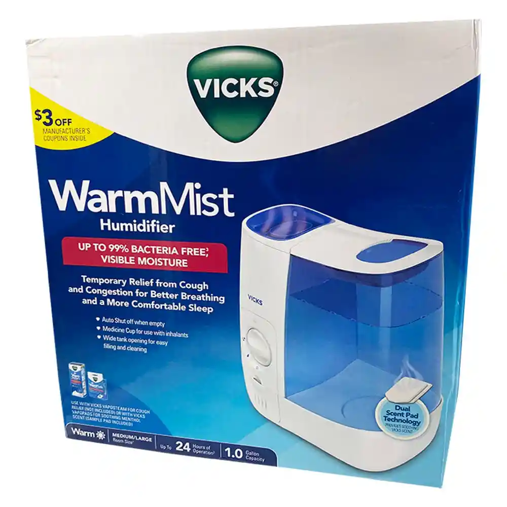 Vicks Humidificador Warm Mist 1 Gal