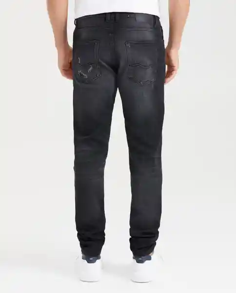 Jean Super Slim Rider Gris Grafito Ultra Oscuro 30/32 Chevignon