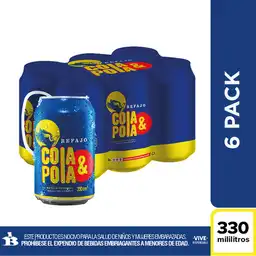 Cola & Pola Pack Refajo 330 mL x 6 Und