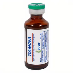 Ecar Tiamina Solución Inyectable (100 mg)