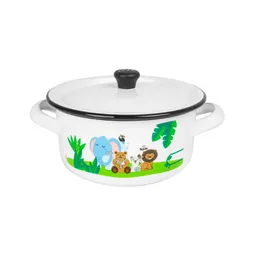 North Olla Infantil de Peltre Con Tapa 16 cm