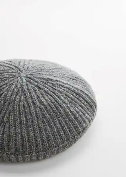 Gorro Bonnet Gris Oscuro Vigoré Talla 99 Mujer Mango