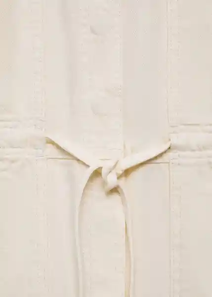 Enterizo Mono Brioche Crudo Talla S Mujer Mango