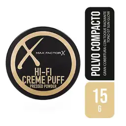 Max Factor X Polvo Compacto Creme Puff Deluxe Tono 07 Sun Glow