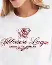 Camiseta Athleisure League Graphic Crudo Pristino T M Chevignon