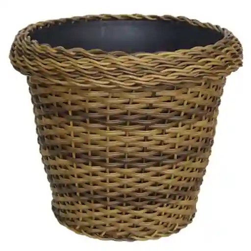 Fercon Maceta Tejida Fibra Natural Dagua 22 x 22 cm