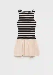 Vestido Dove Negro Talla S Mujer Mango
