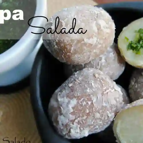 Papa Salada con Aji Casero Bulldog