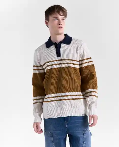 Buzo Hombre Caqui Talla L 889G081_CAQ150309 Americanino