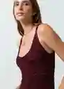 Vestido Mujer Morado Sombrío Ultra Oscuro Talla M 472G059 Naf Naf