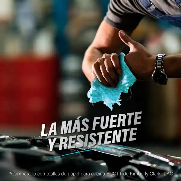 Toalla de Papel Reutilizable Scott Duramax Azul 150 Hojas 1 Und