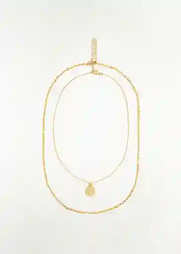 Collar Amarillo Dorado Oscuro 339G057 Naf Naf