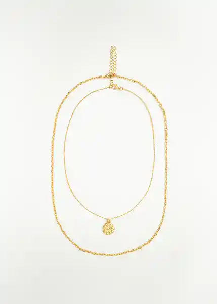 Collar Amarillo Dorado Oscuro 339G057 Naf Naf