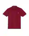 Camiseta Polo Muscle Rojo Zinfandel Oscuro M Chevignon