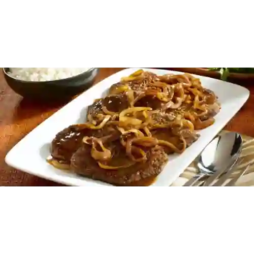 Churrasco de 200Gr Encebollado