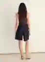 Bermuda Camilla Tejano Soft Talla 38 Mujer Mango