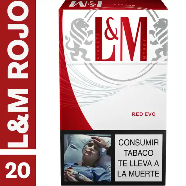L&M Red ​x 20 Cigarrillos